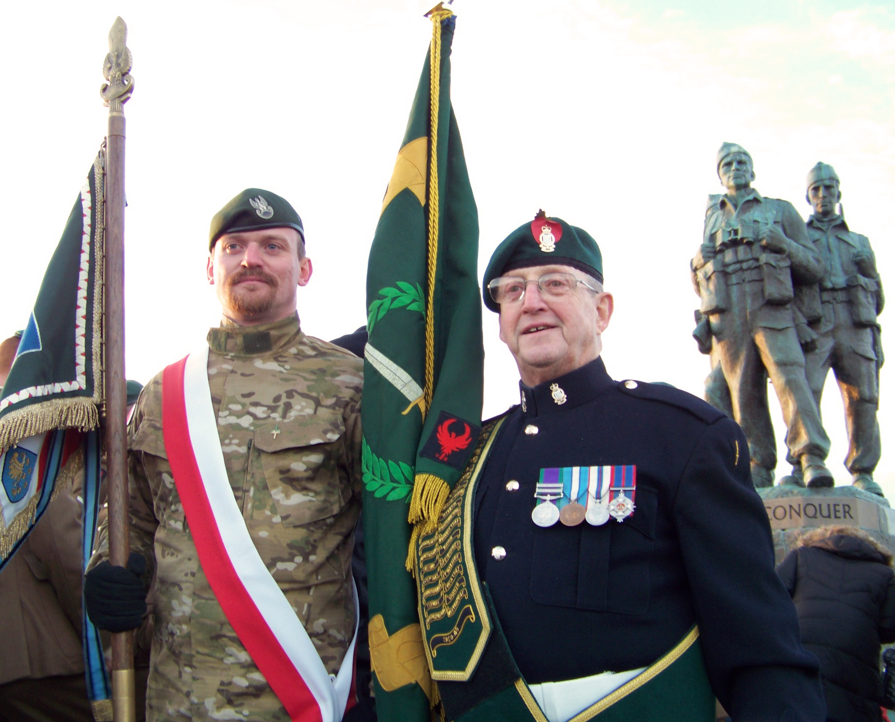 The Standards at The Commando Memorial.