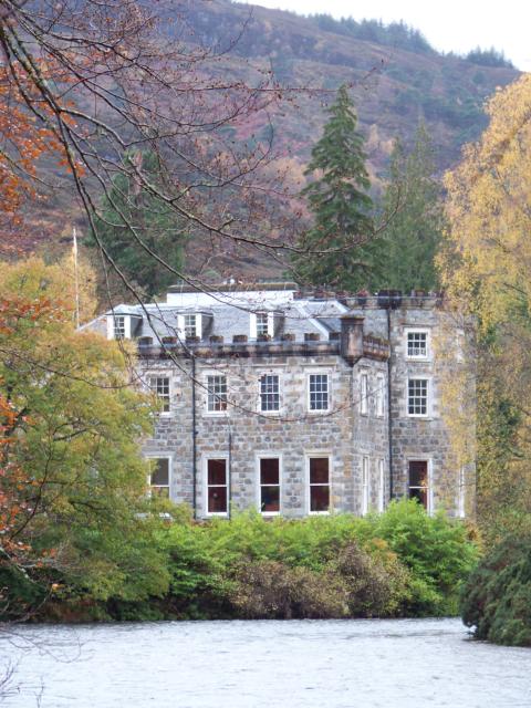 Achnacarry House from the River