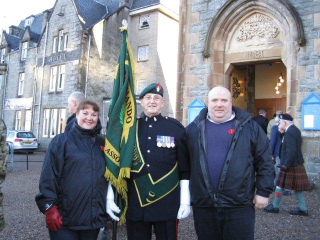 Fred Davies with Elaine and Will Rendell