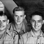 William Caswell No.2 Commando (centre) and others.