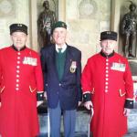 Fred Walker, Ted 'Dutch' Holland, and Roy Cadman, Westminster Abbey 2013.