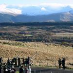 29 Commando RA and others at the Commando Memorial