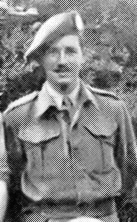 Lieut. John D. Proctor No.2 Commando seriously wounded St Nazaire