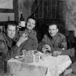 Sgt French 43RM Cdo., 'A' troop (2nd from right) and other NCO’s