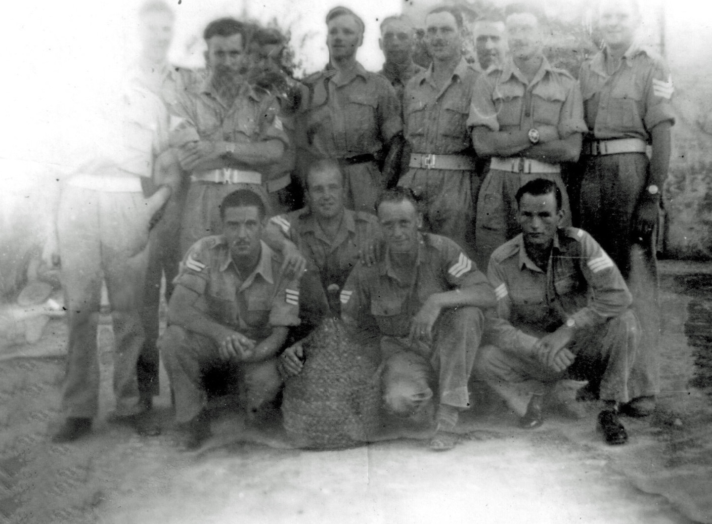 Sgt French 43RM Cdo., 'A' troop and others from 43RM Commando