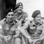 Sgt French 43RM Cdo., 'A' troop (on left) and others