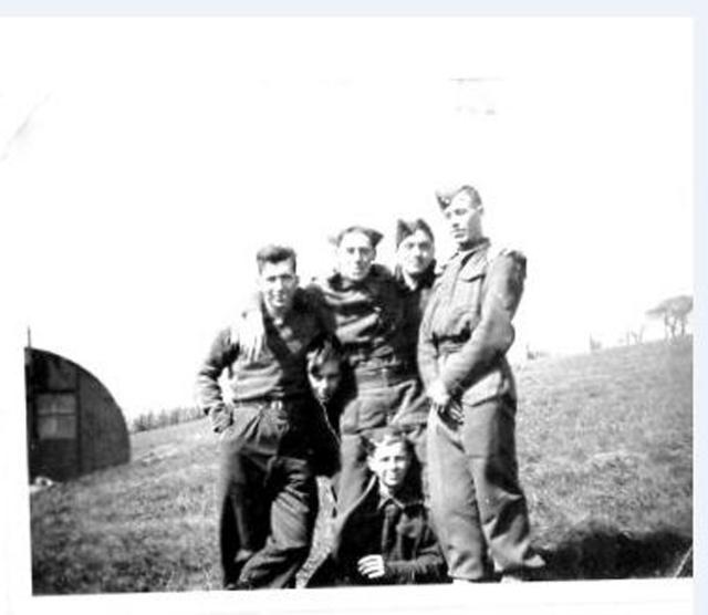 Cpl French and friends at RM training camp, June 1941