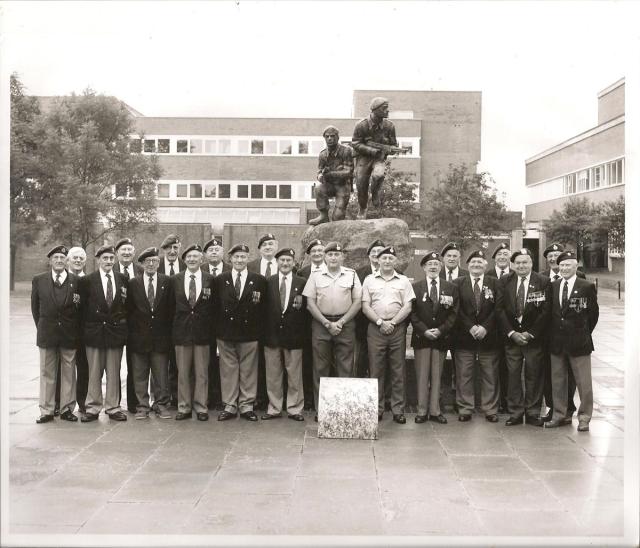 Commando veterans at CTC Lympstone 1997