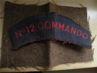 No12 Commando shoulder insignia