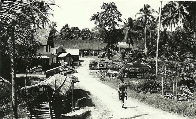 Ordnance Field Park Sarawak 1965  -  “Visiting” Longhouse Village(a).