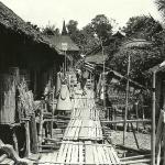 OFP Sarawak 1965  -  “Visiting” Longhouse Village(b).