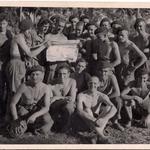 Group from 'B' troop on St Martin's Island prior to Alethangyaw.  March 1944