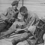 Returning from Alethangyaw, Burma, March 1944