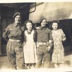 Charles Booth (left) 46RM Cdo., and others