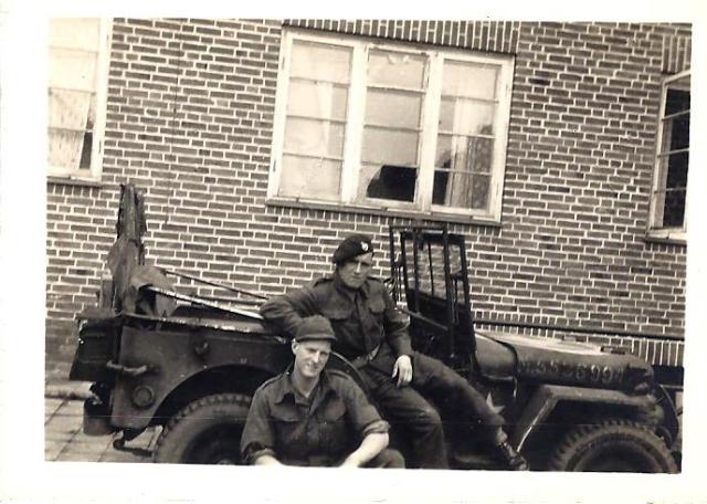 Charles Booth (front) and another, 46RM Commando