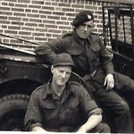 Charles Booth (front) and another, 46RM Commando