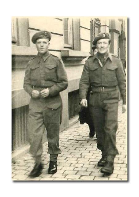 Cpl James McCormack on the right and another