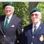 Mike Stilwell MC and Bob Bishop MC  - No.2 Commando veterans 62 years on