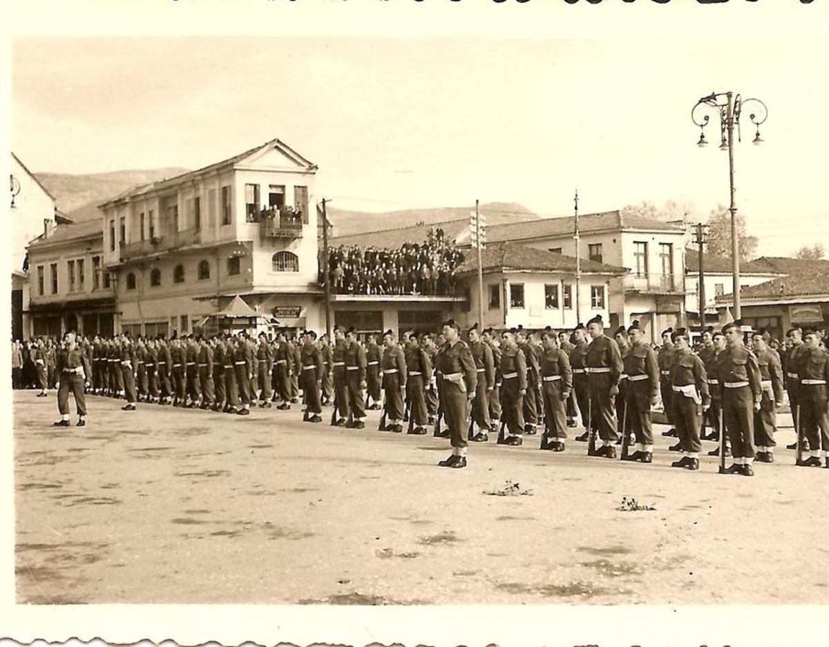 No.9 Commando on Parade in Greece