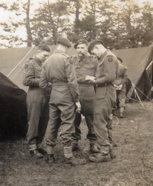 Thomas Cyril Sharpe (right) and others