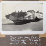 Landing craft 8 weeks after D Day