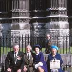 43RM Cdos., Ron Birch, Norris Peak and wife Sheila, and Ron's wife Mabel