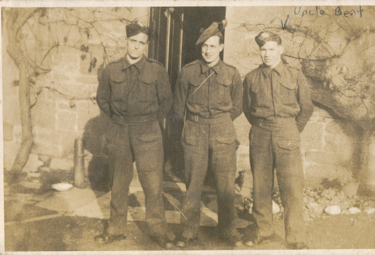 Robert Fowler (right) and unknown at Arran (2)