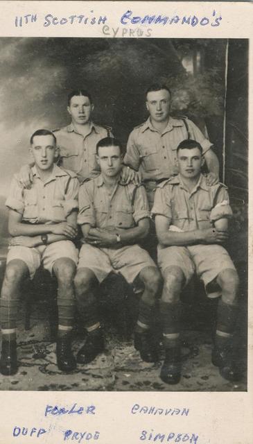 Fowler, Canavan, Duff, Pryde, and Simpson  of 10 troop