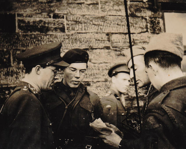 HRH Prince Bernhard, Lt Maarten Jan Knottenbelt, and others