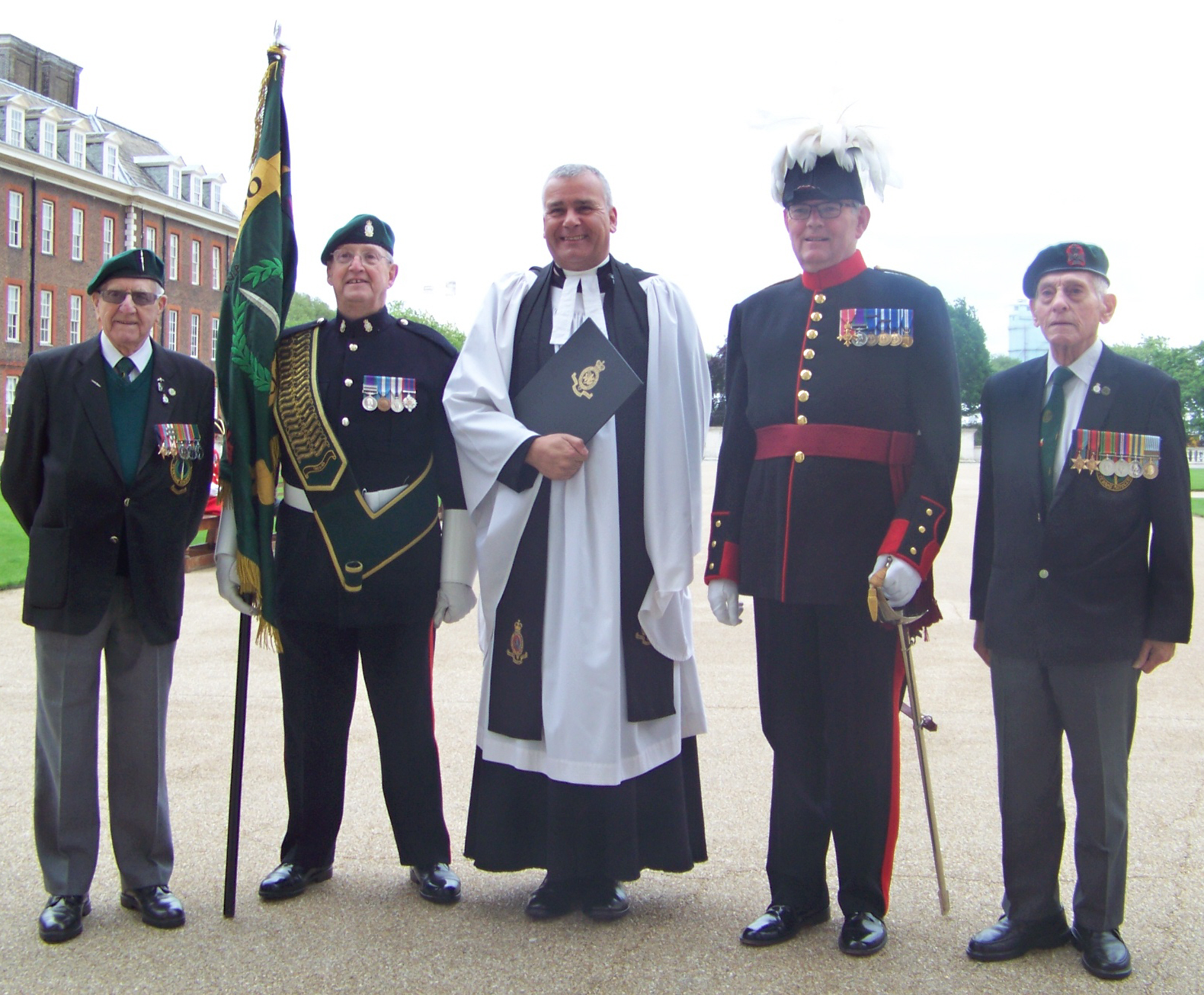 Johnny Morris, Fred Davies, Royal Hospital Chaplain, Captain of Invalids, Billy Moore