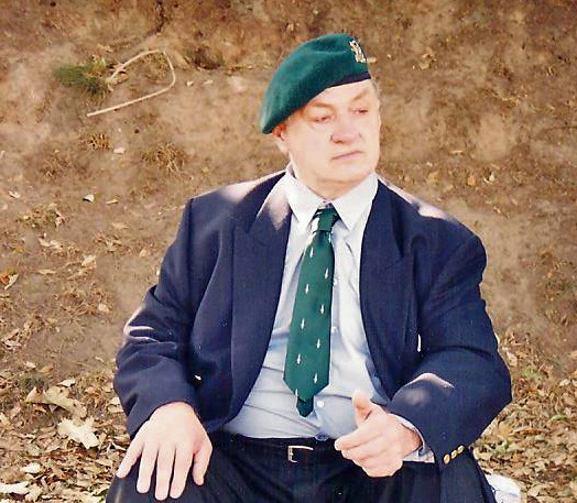 Ronald Davies, No.5 Commando at the Southsea stand down parade