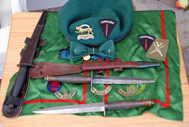 Ronald Davies, No.5 Commando - Commando keepsakes