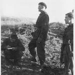 Sgt Martien Van Barneveld instructing Dutch Cdos, Achnacarry, 1944.