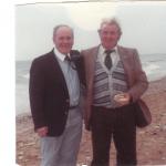 Leslie Finnis and E. Falconer on Sword Beach