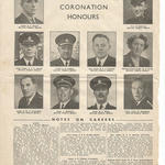 1953 Coronation Honours announcement for Insp. Bissell