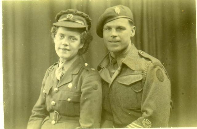 Steve Rollins 1 Cdo Bde HQ and his wife