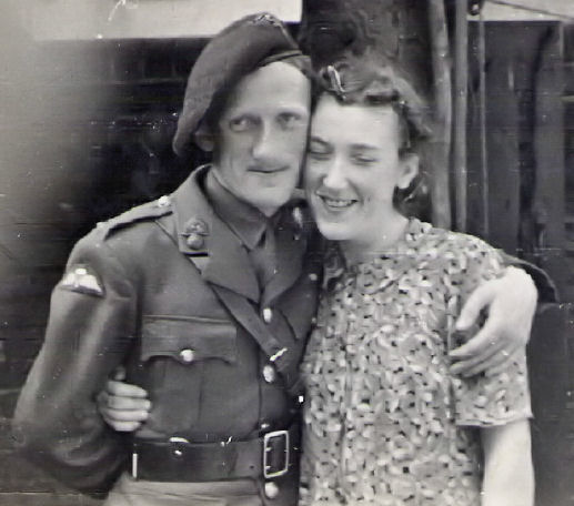 Bob Bishop and sister 1945