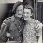 Bob Bishop and sister 1945