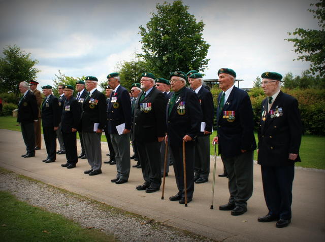 Veterans at the Association Summer Service, Alrewas, 2014