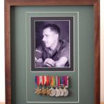 Portrait-Hugh Maines-No1 Commando-Burma-India 1944 plus campaign medals.