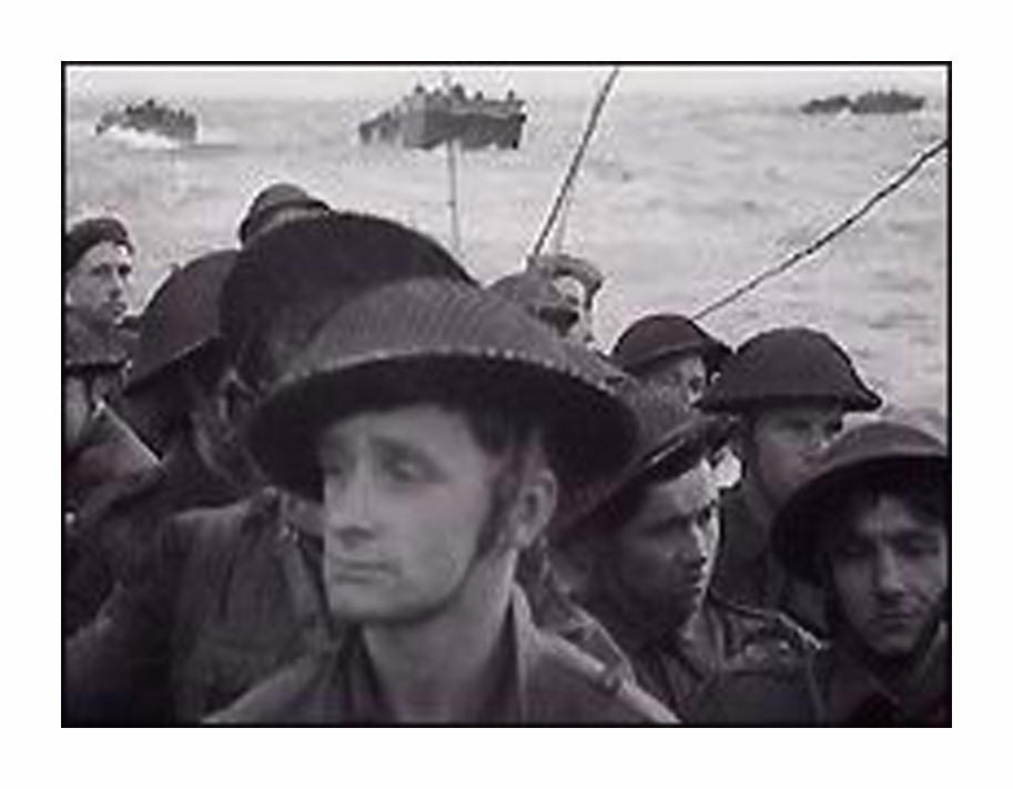 Joe Burnett and others, No.4 Commando June 6th 1944