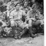 No.2 Commandos Bill Aspey, Frank Healey, Harold Harbert, and Harry Heaton