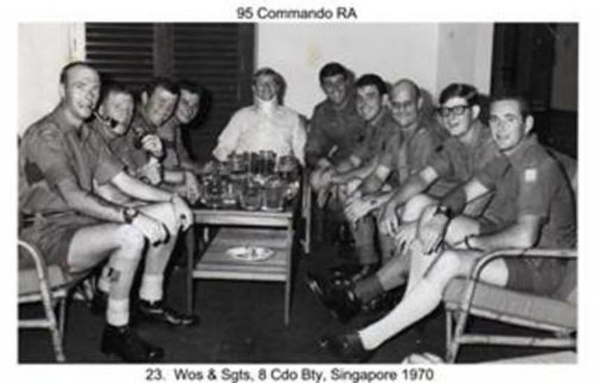 8 Bty Sgts Mess Singapore 1970