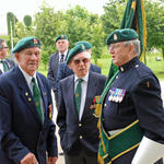 Fred with 2 veterans having a chat