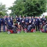 Veterans-group on parade