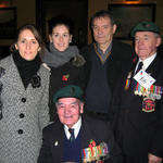 Ken Oakley and family with Jim Watson