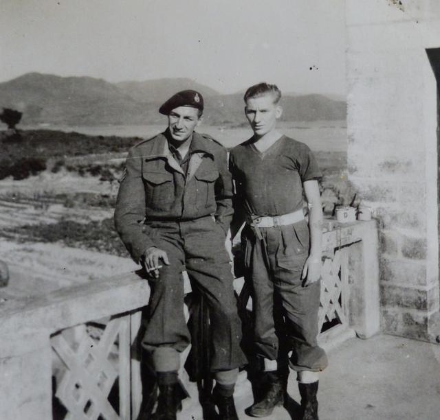 Mne Philip Bennett  and Harvey 42RM Cdo., Sai Kung, Hong Kong 1945-46