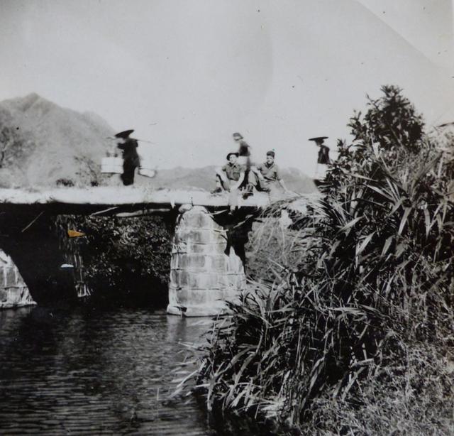 RM Commandos at Sai Kung, Hong Kong local spot 1945-46