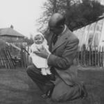 Harry Bull and his daughter Peta 1954