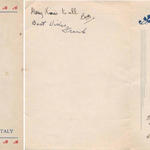 1943 Commando Signals Christmas card from L/Sgt Harold Bull to his family